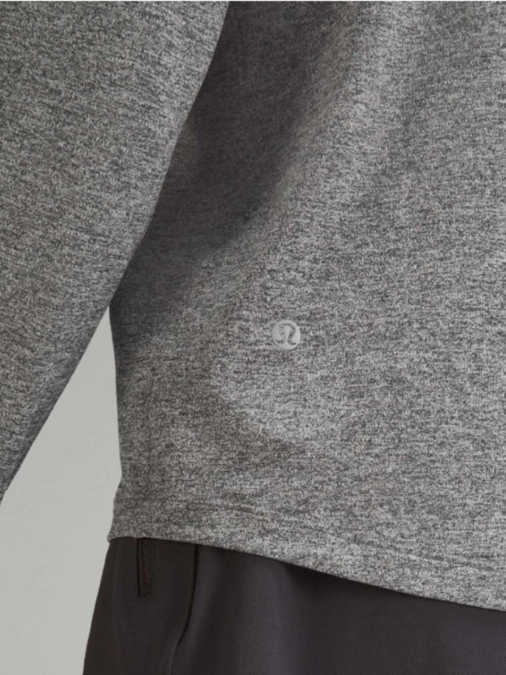 NWT Lululemon License to Train Classic-Fit Long Sleeve Heathered Black Size 4